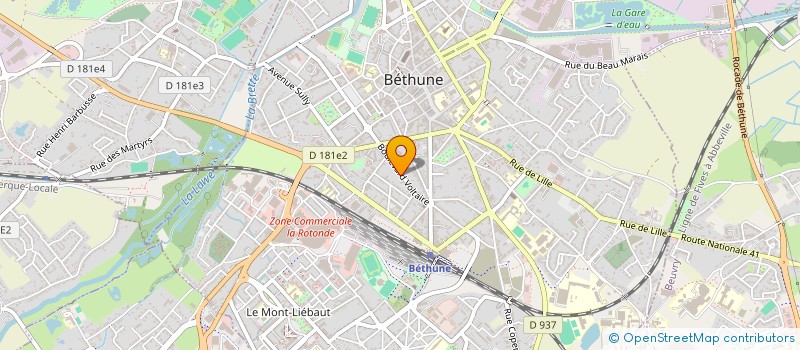 localisation de l'entreprise MADAME SOPHIE HUCHETTE à BETHUNE