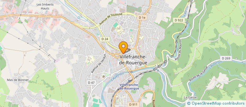 localisation de l'entreprise MADAME SOPHIE HUCHOT à VILLEFRANCHE-DE-ROUERGUE