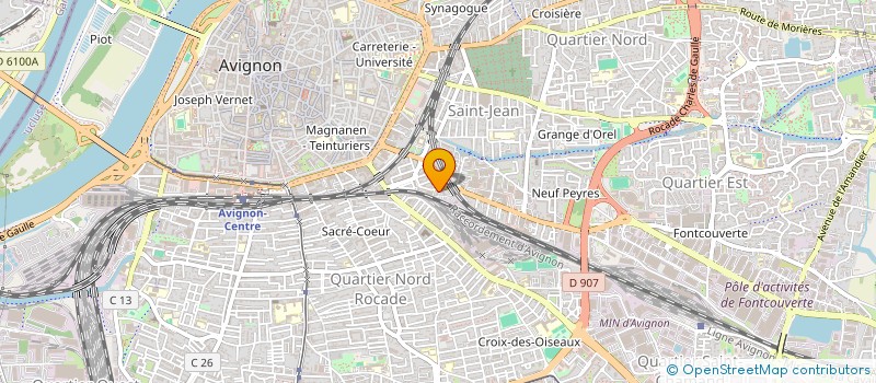 localisation de l'entreprise MADAME SOPHIE HUET DE GUERVILLE  AVIGNON