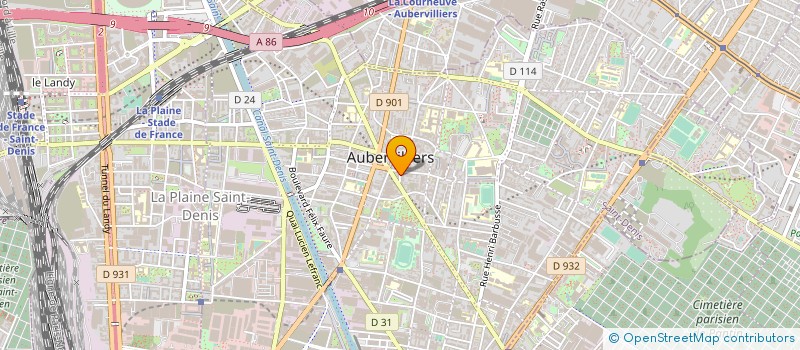 localisation de l'entreprise MADAME SOPHIE ILIC  AUBERVILLIERS