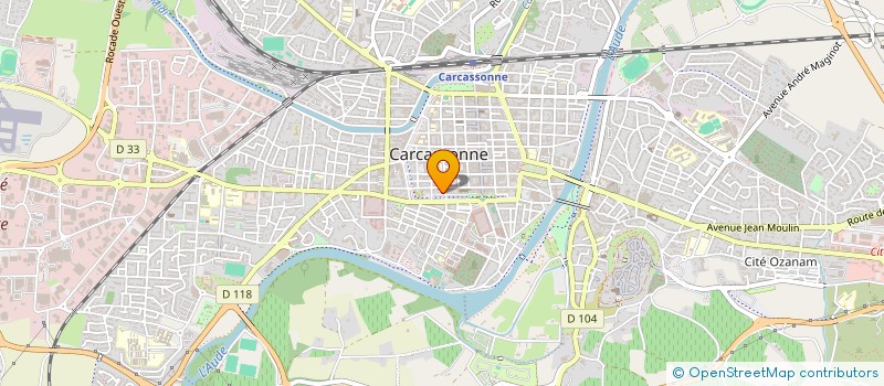 localisation de l'entreprise MADAME SOPHIE IZORET  CARCASSONNE