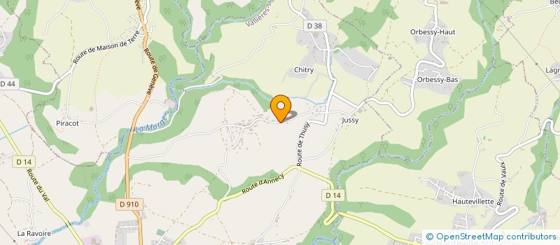 localisation de l'entreprise MADAME SOPHIE JACCOUD  VALLIERES-SUR-FIER