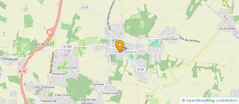 localisation de l'entreprise MADAME SOPHIE JACQUE à CHAMPNIERS