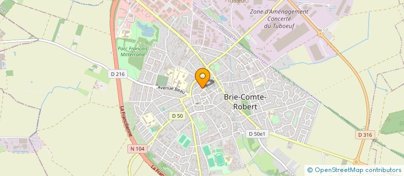 localisation de l'entreprise MADAME SOPHIE JACQUES  BRIE-COMTE-ROBERT