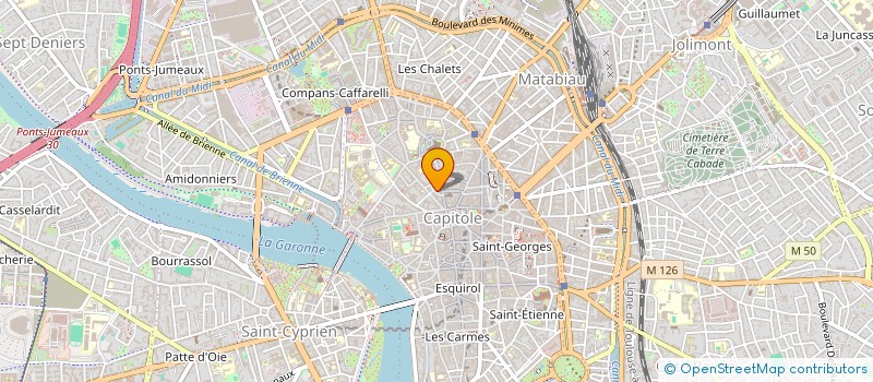 localisation de l'entreprise MADAME SOPHIE JAFFEUX  TOULOUSE
