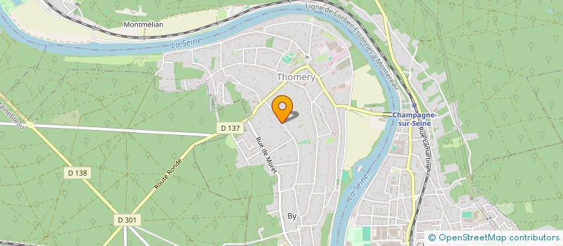 localisation de l'entreprise MADAME SOPHIE JAMET  THOMERY