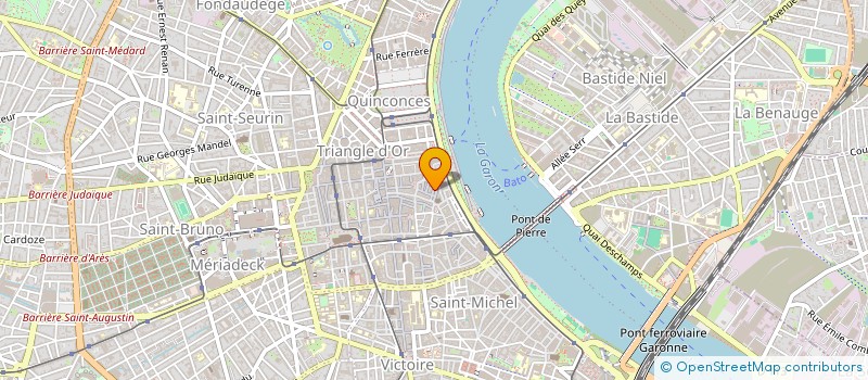 localisation de l'entreprise MADAME SOPHIE JAMMES à BORDEAUX
