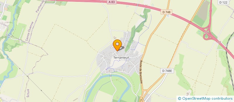 localisation de l'entreprise MADAME SOPHIE JAMMET  ECHIRE