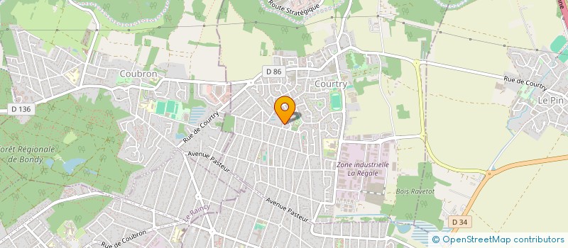 localisation de l'entreprise MADAME SOPHIE JAMROZ  COURTRY
