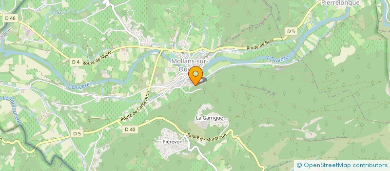 localisation de l'entreprise MADAME SOPHIE JANATI à MOLLANS-SUR-OUVEZE