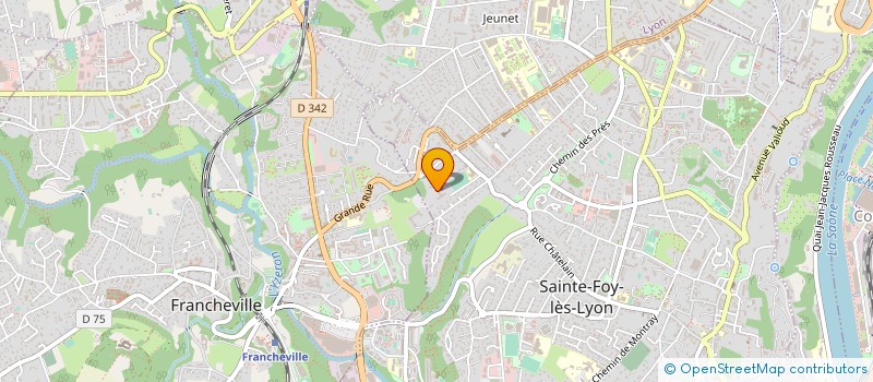 localisation de l'entreprise MADAME SOPHIE JANKOWSKI  SAINTE-FOY-LES-LYON