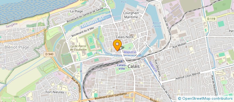 localisation de l'entreprise MADAME SOPHIE JANSSENS  CALAIS