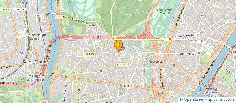 localisation de l'entreprise MADAME SOPHIE JAUFFRET à BOULOGNE-BILLANCOURT