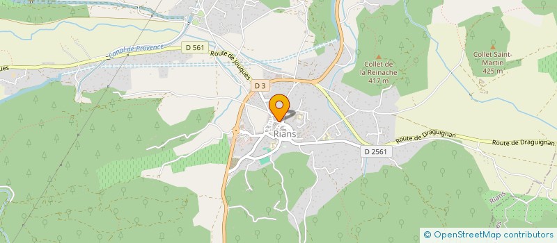 localisation de l'entreprise MADAME SOPHIE JAUFFRET à RIANS