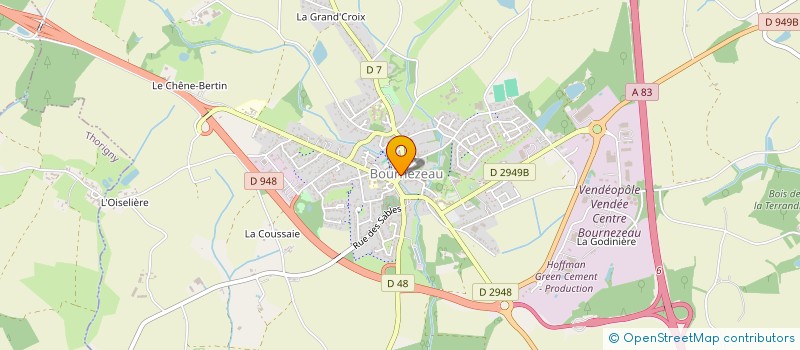 localisation de l'entreprise MADAME SOPHIE JAULIN  BOURNEZEAU