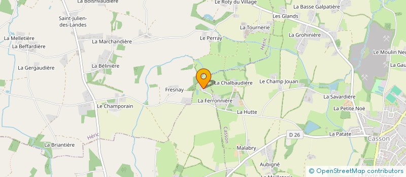 localisation de l'entreprise MADAME SOPHIE JAUNASSE à GRANDCHAMP-DES-FONTAINES