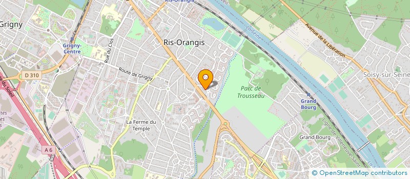 localisation de l'entreprise MADAME SOPHIE JAUNET à RIS-ORANGIS