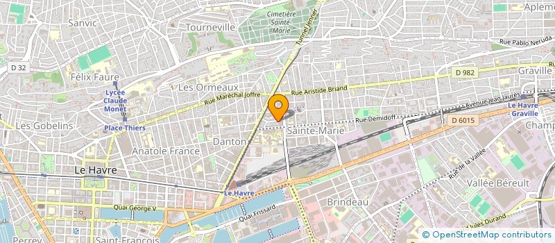 localisation de l'entreprise MADAME SOPHIE JEAN  LE HAVRE