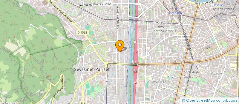 localisation de l'entreprise MADAME SOPHIE JEANNE ROUSSELOT  SEYSSINET-PARISET