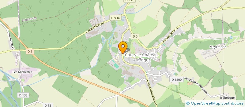 localisation de l'entreprise MADAME SOPHIE JEANNIN  COUCY-LE-CHATEAU-AUFFRIQUE