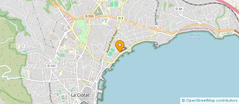 localisation de l'entreprise MADAME SOPHIE JEANSELME à LA CIOTAT