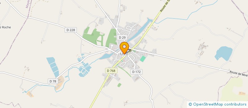 localisation de l'entreprise MADAME SOPHIE JEAUFFRE  MIRE