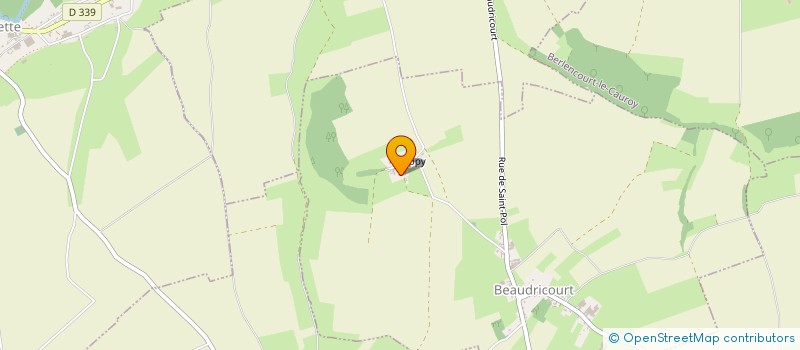 localisation de l'entreprise MADAME SOPHIE JESSENNE  BEAUDRICOURT