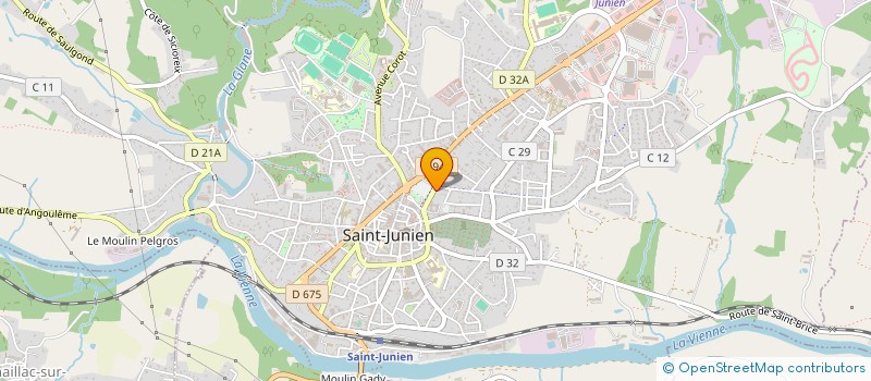 localisation de l'entreprise MADAME SOPHIE JOBEZ à SAINT-JUNIEN