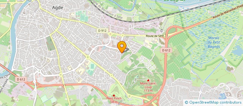 localisation de l'entreprise MADAME SOPHIE JOCHAUD DU PLESSIX à AGDE