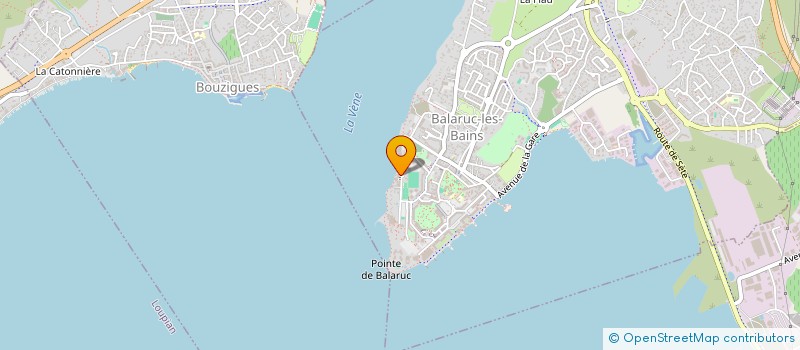 localisation de l'entreprise MADAME SOPHIE JODRA  BALARUC-LES-BAINS