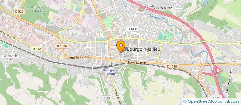 localisation de l'entreprise MADAME SOPHIE JOGAND  BOURGOIN-JALLIEU
