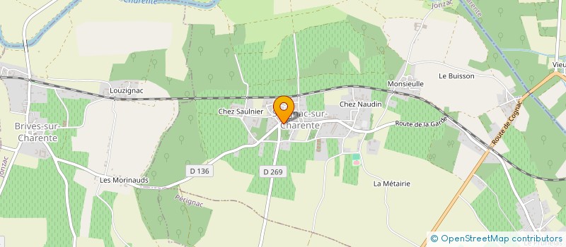 localisation de l'entreprise MADAME SOPHIE JOLLIET  SALIGNAC-SUR-CHARENTE