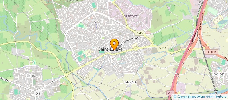 localisation de l'entreprise MADAME SOPHIE JORE  SAINT-ESTEVE