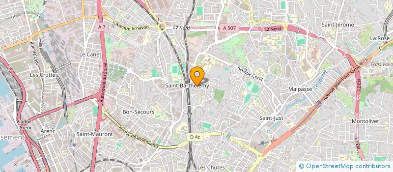 localisation de l'entreprise MADAME SOPHIE JOSSO  MARSEILLE