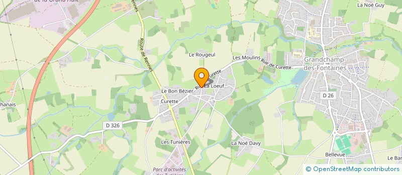 localisation de l'entreprise MADAME SOPHIE JOUAN  GRANDCHAMP-DES-FONTAINES