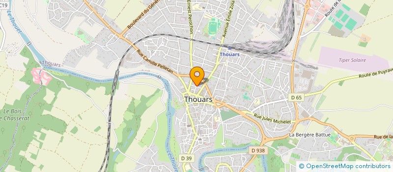 localisation de l'entreprise MADAME SOPHIE JOUBERT  THOUARS