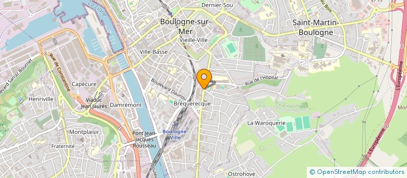 localisation de l'entreprise MADAME SOPHIE JOUGLEUX à BOULOGNE-SUR-MER