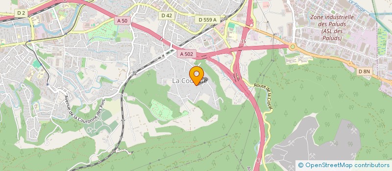 localisation de l'entreprise MADAME SOPHIE JOURDAIN DE MUIZON  AUBAGNE