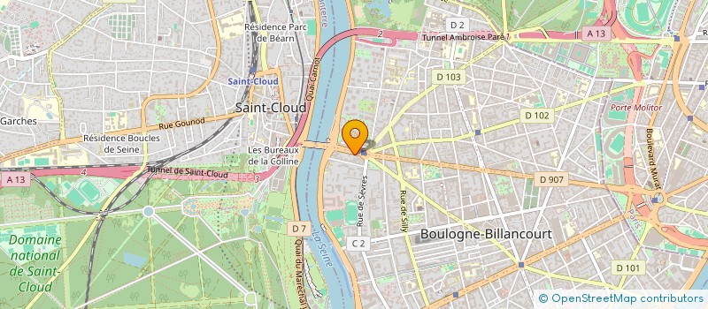 localisation de l'entreprise MADAME SOPHIE JOUSSINEAU TOURDONNET à BOULOGNE-BILLANCOURT