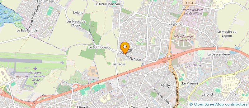 localisation de l'entreprise MADAME SOPHIE JOUVELOT  LAGORD