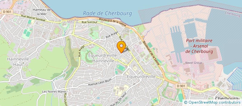 localisation de l'entreprise MADAME SOPHIE JOUVIN  CHERBOURG-EN-COTENTIN