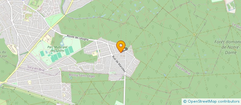 localisation de l'entreprise MADAME SOPHIE JOZROLAND  SUCY-EN-BRIE