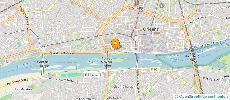 localisation de l'entreprise MADAME SOPHIE JUDE à ORLEANS
