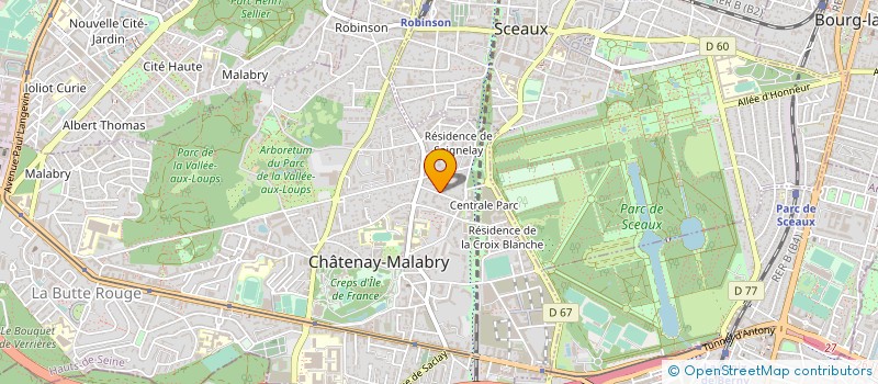 localisation de l'entreprise MADAME SOPHIE JUDITH KEROB  CHATENAY-MALABRY