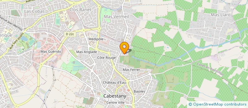 localisation de l'entreprise MADAME SOPHIE JUMILLA  CABESTANY