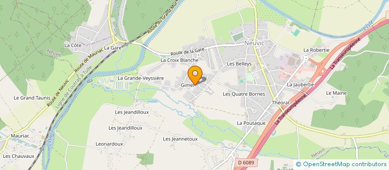 localisation de l'entreprise MADAME SOPHIE JUNCA  NEUVIC