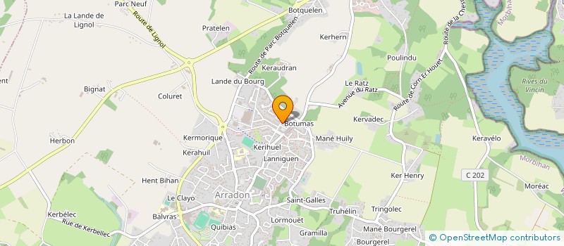 localisation de l'entreprise MADAME SOPHIE KAFFMANN  ARRADON