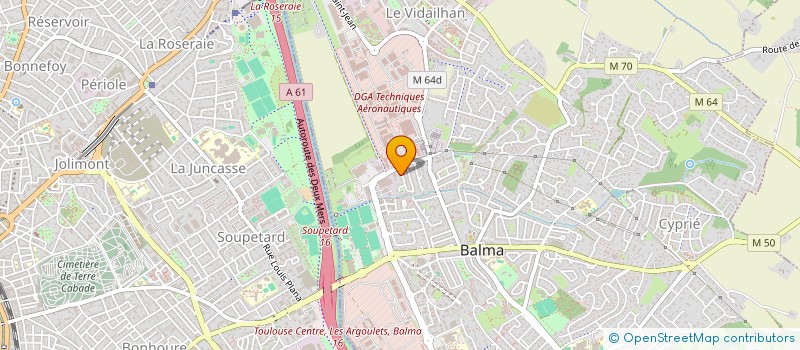 localisation de l'entreprise MADAME SOPHIE KALOUPSCHI  BALMA