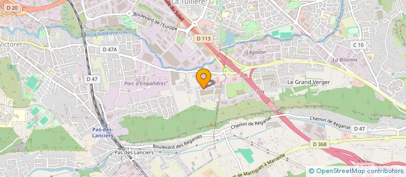 localisation de l'entreprise MADAME SOPHIE KATI  SAINT-VICTORET