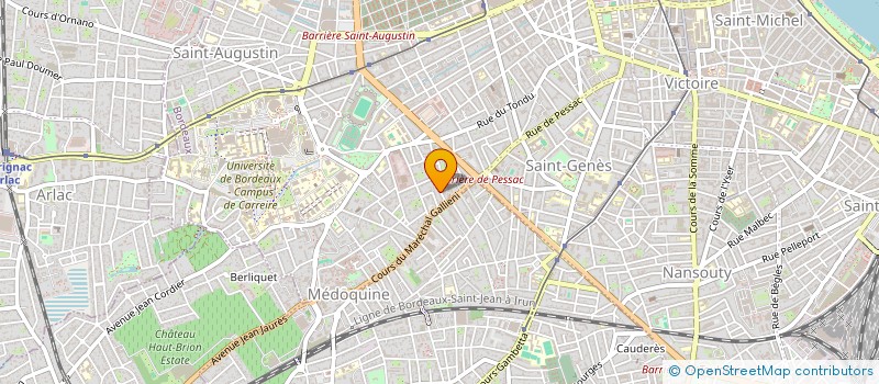 localisation de l'entreprise MADAME SOPHIE KATIA GRIMOND  BORDEAUX